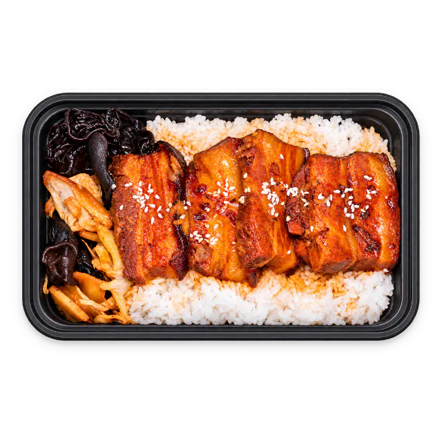 红烧卤肉饭